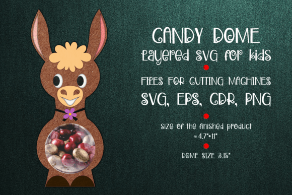 Donkey Candy Dome: A 3D SVG Shape for Brands