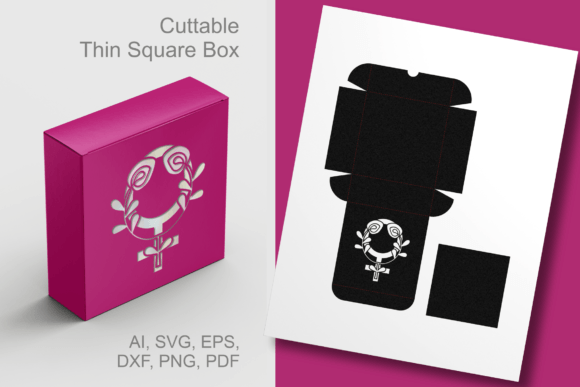 Floral Female Symbol 3D SVG for Gift Boxes Review