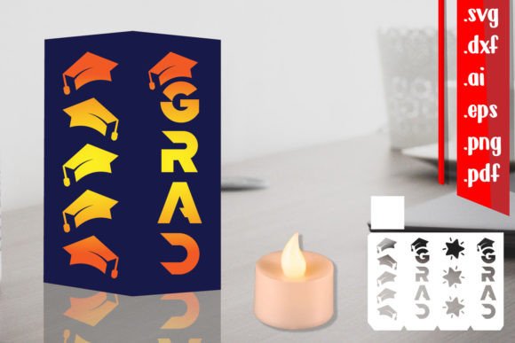 Graduation Lantern Svg: A 3D SVG for Shapes & Editorial