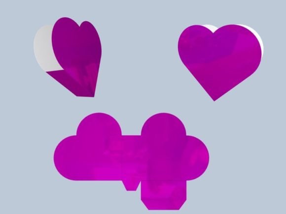 Heart Box Template SvG, Box DXF: 3D SVG Shapes Review