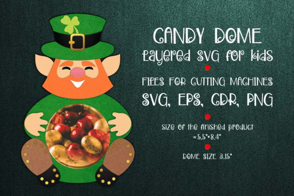 Leprechaun Patricks Candy Dome: 3D SVG Shapes Review