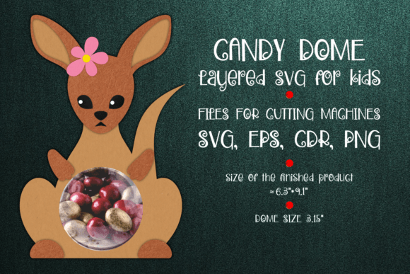 Review: Kangaroo Candy Dome Paper Craft Template