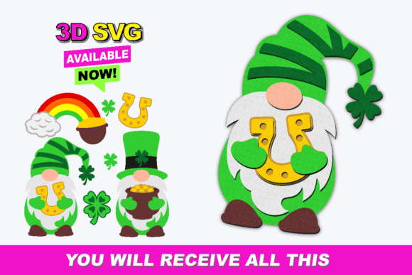 Review: St Patricks Day Elements 3D SVG for Embroidery
