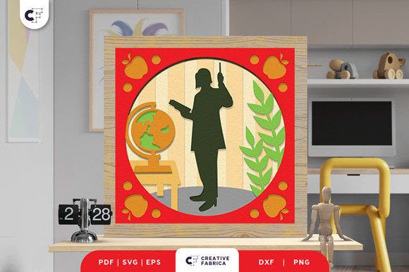 Teacher Gift 3D SVG: A School Branding Asset Review