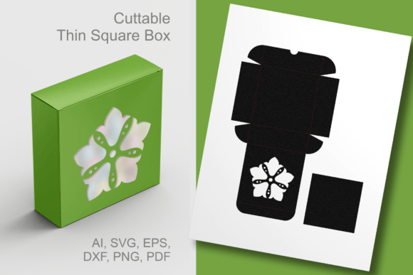 Tulips Pentagon Thin Square Box Template Review